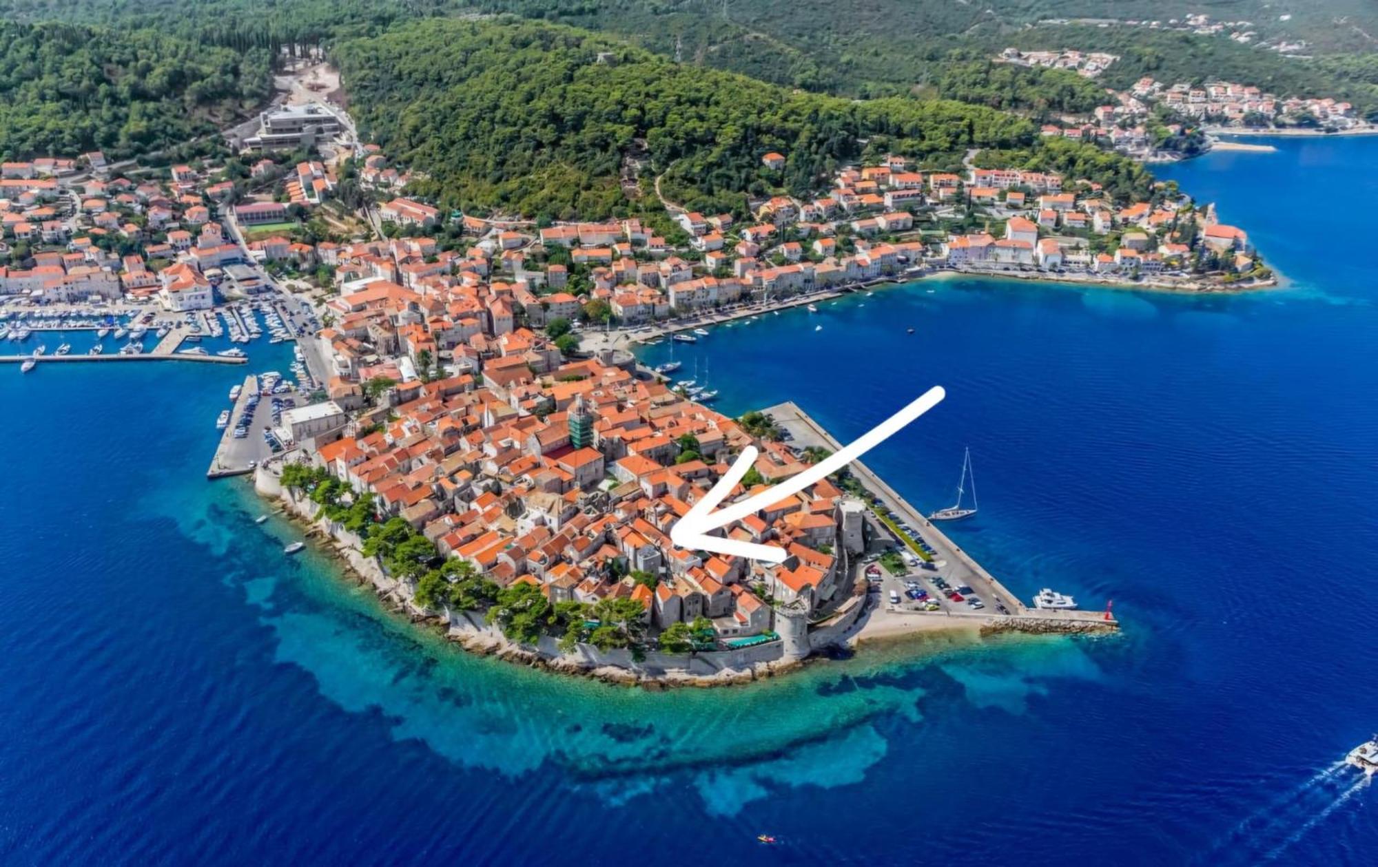 Apartment Revelin In Old Town Korcula Eksteriør bilde
